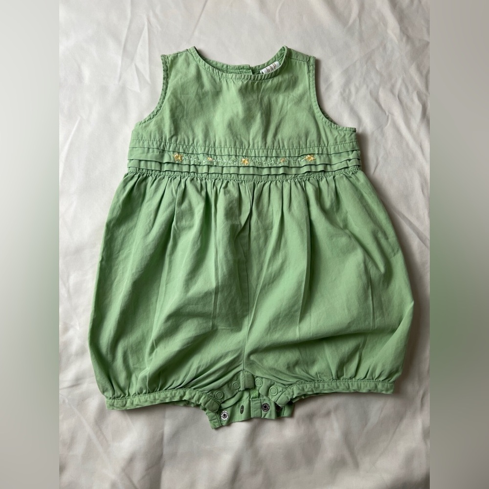 Vintage Lime Romper